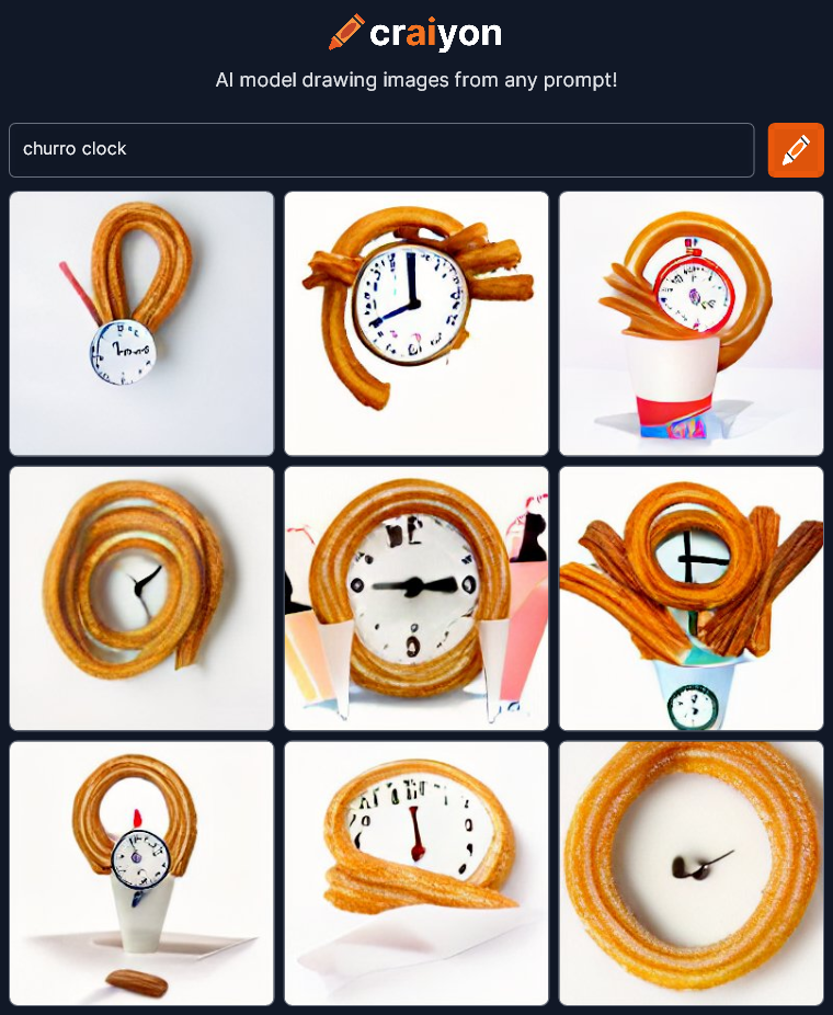 Churro Clock